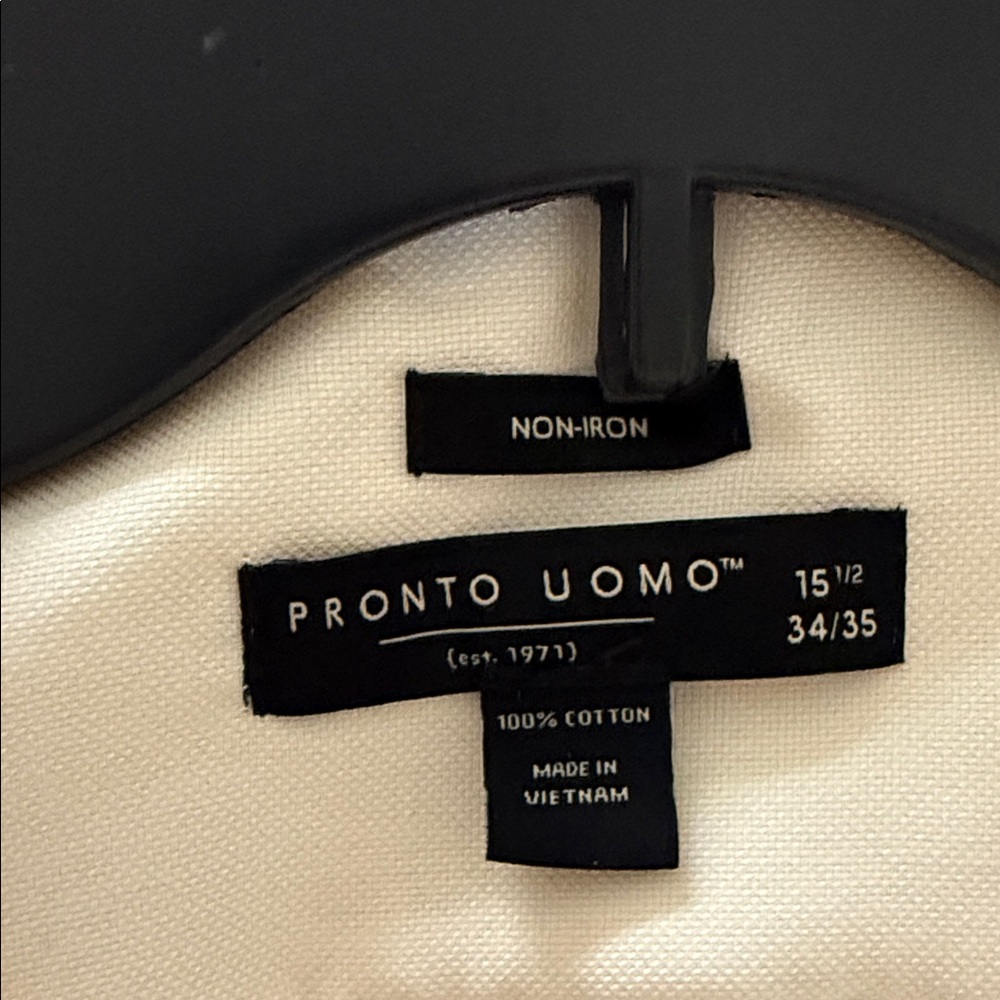 Pronto Uomo Ivory Dress Shirt